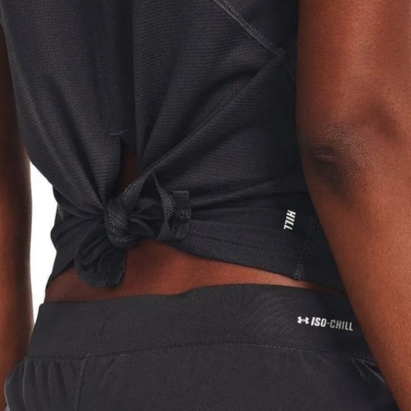 Under Armour ISO Chill Fitted Short Sleeve Top Black XS - Picture 13 of 13